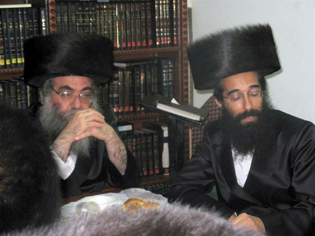 הרב אלעזר פרנקל והרב יחזקאל הופמן