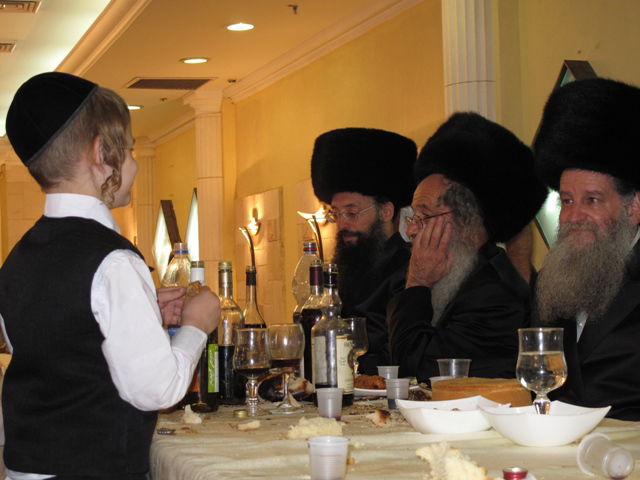 האדמו"ר מגור בחתונת בת הרב כהן