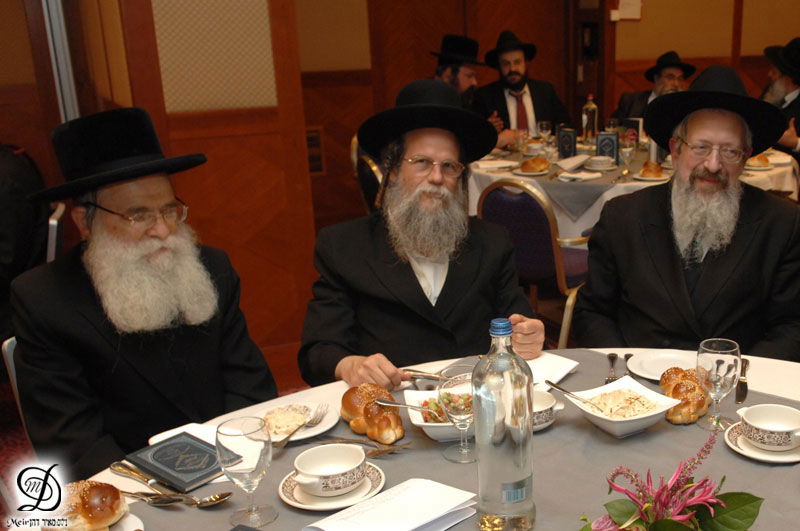 לנדא, בעלזא וחתם-סופר באולם אחד