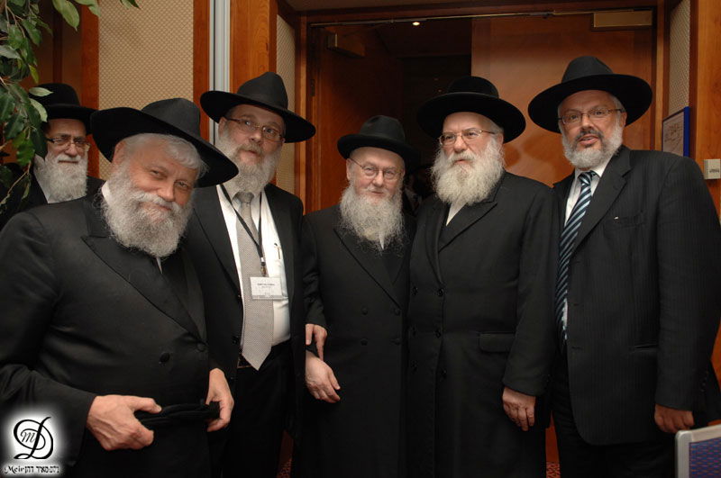 לנדא, בעלזא וחתם-סופר באולם אחד