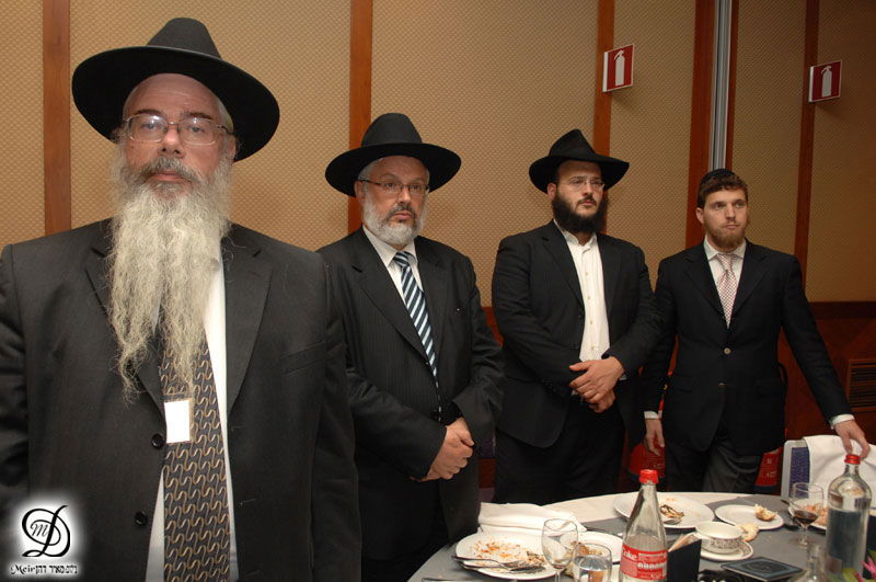 לנדא, בעלזא וחתם-סופר באולם אחד