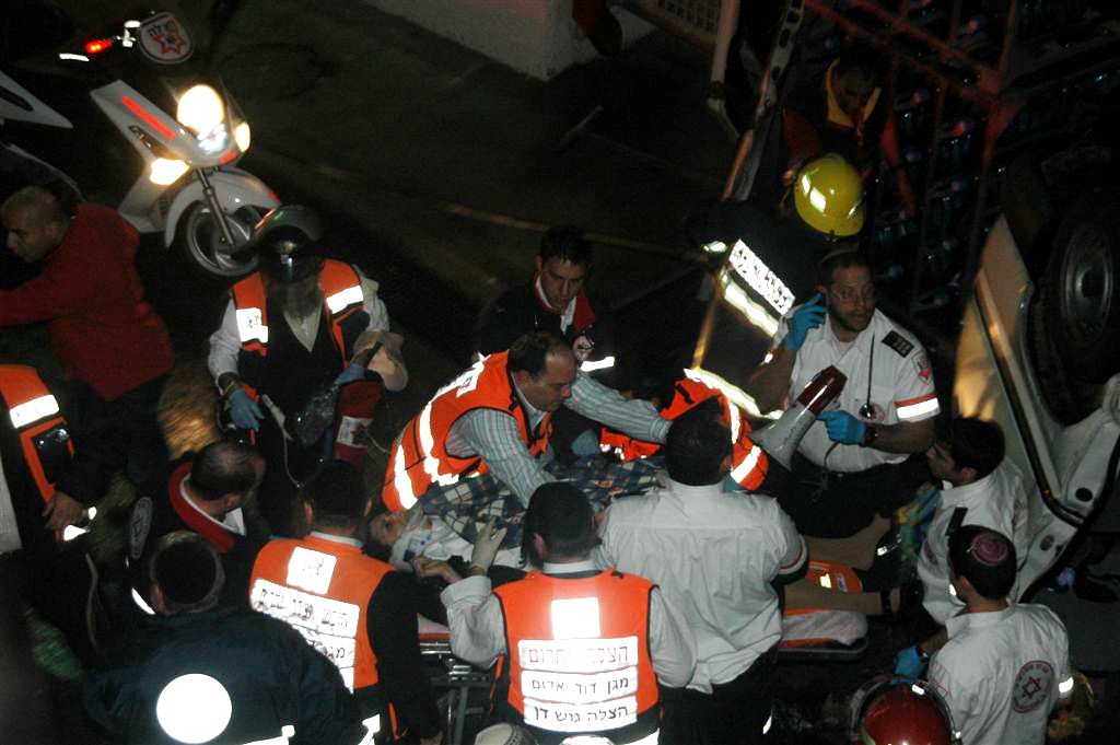 צפו: הרכב עף באויר ונחת בחצר מפעל קוקה קולה