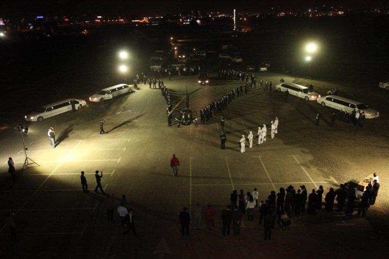 סיום הש"ס, שנת תש"ע: מסוק, לימוזינות, ניצבים