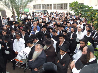 חדרה אבלה: הרב דוד משתה זצ"ל