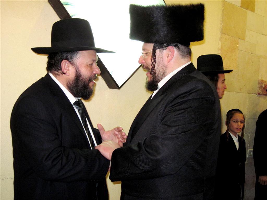 עם גוטרמן ראש עיריית 'מודיעין'