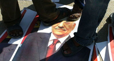 ירדן: אבו מאזן נפל ונקע את רגלו