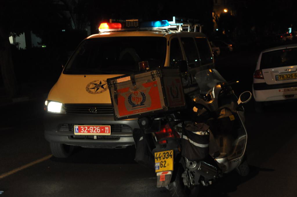 תמונות: נכד הגר"נ קוק נפצע אמש קשה בתאונה ברמת-גן