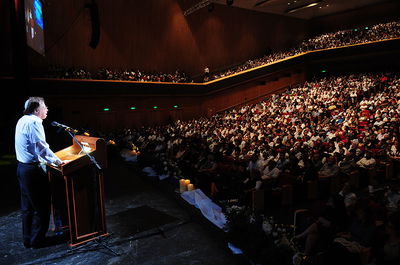 תיעוד מרהיב: טקס הזיכרון החרדי בבנייני האומה