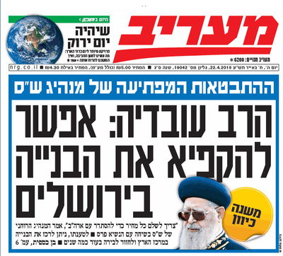 שער מעריב, הבוקר