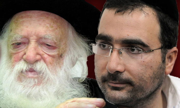 הגר"ח לצד מאיר רבין (עוזי ברק, פלאש 90)