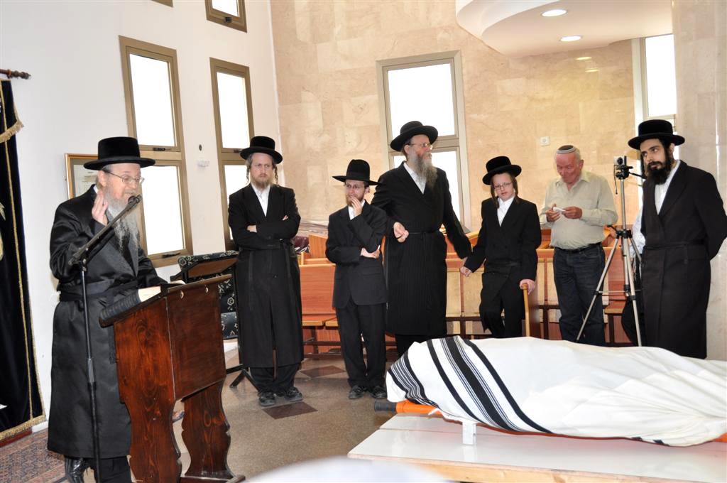 הלוויית הגאון הרב משה יעקב בוראק זצ"ל
