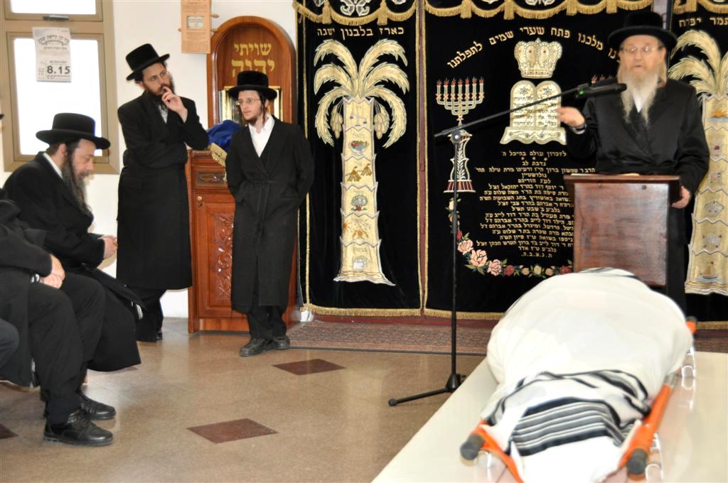 הלוויית הגאון הרב משה יעקב בוראק זצ"ל