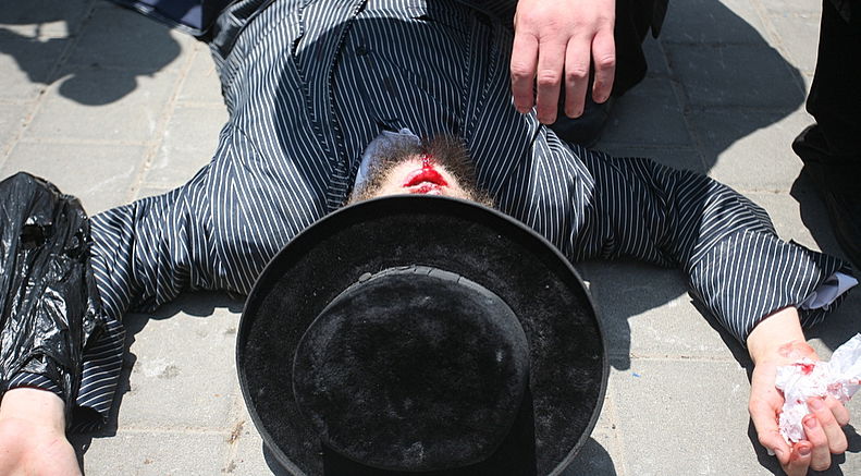 חרדי מעולף ביפו, היום