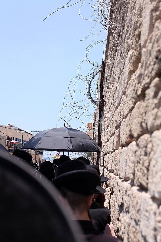 ישראל מחללת קברי אבות; האדמו"רים צפו ומחו דמעה