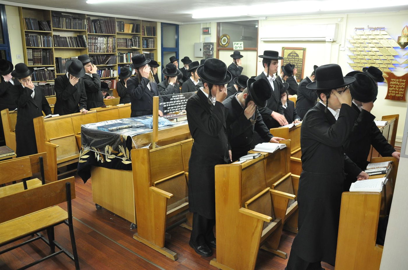 האדמו"ר קוזניץ הגיע לקעמפ של ישיבתו במושב צפריה