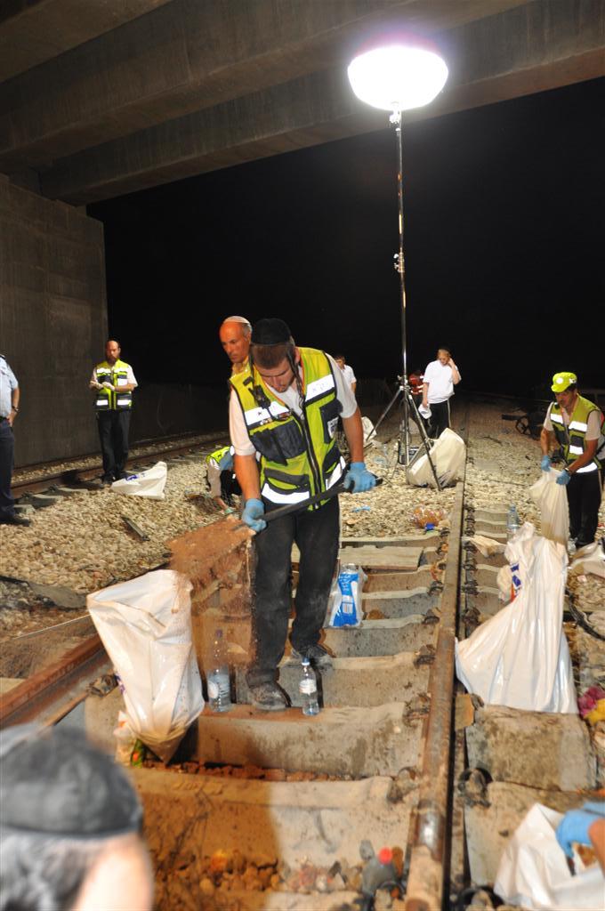 לראות ולבכות: מרגע הפינוי ועד לקדיש המצמרר בזירה