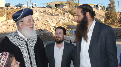 הרב עמאר: "להרחיב הקדושה בכל מרחבי ארצנו"