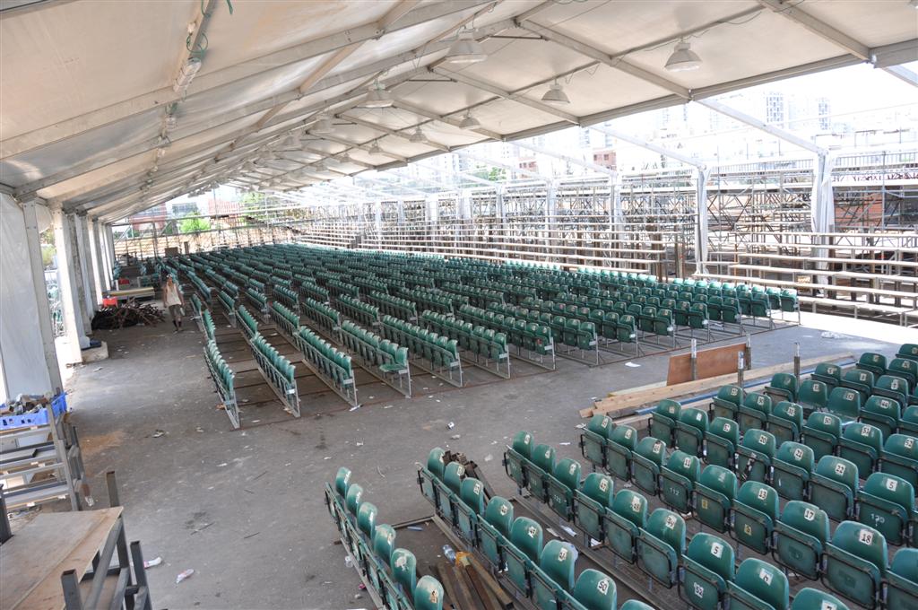 לקראת החגים: מאהל ענק נבנה בויזניץ