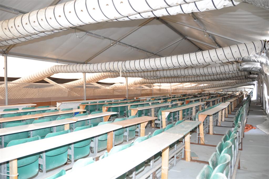 לקראת החגים: מאהל ענק נבנה בויזניץ