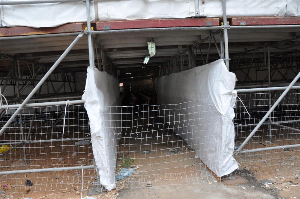 לקראת החגים: מאהל ענק נבנה בויזניץ