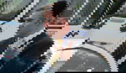 חבושה חוזר למונית, ביום האירוע