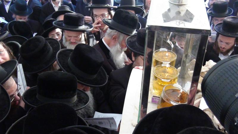 בניו, האדמו"רים, עלו לקבר בהר-הזיתים ● תיעוד מיוחד