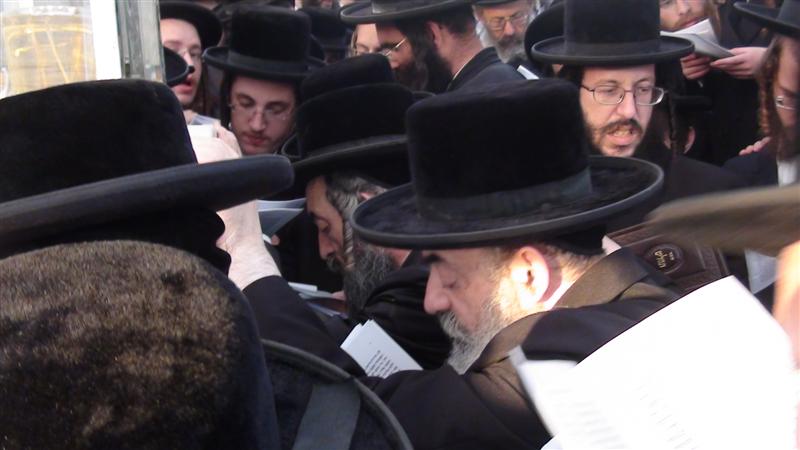 בניו, האדמו"רים, עלו לקבר בהר-הזיתים ● תיעוד מיוחד