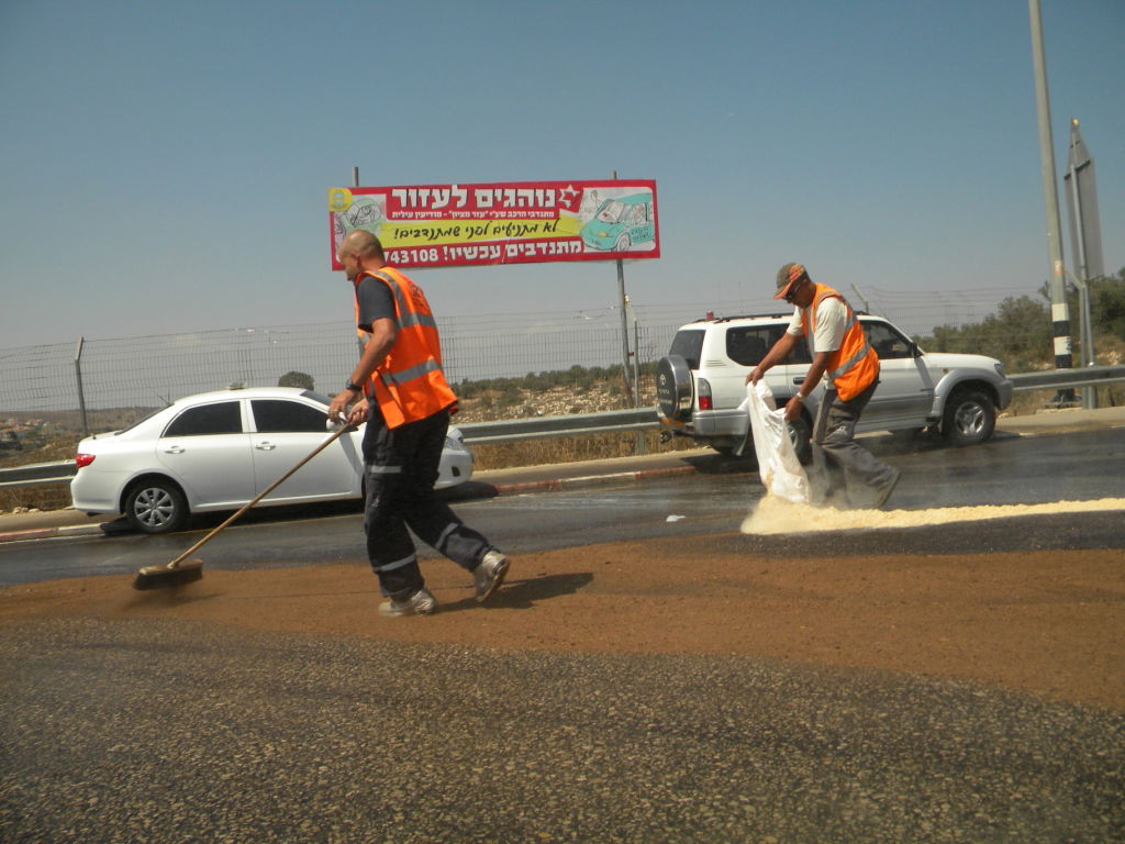 וידאו, תמונות: דליפת סולר השביתה את מודיעין-עלית