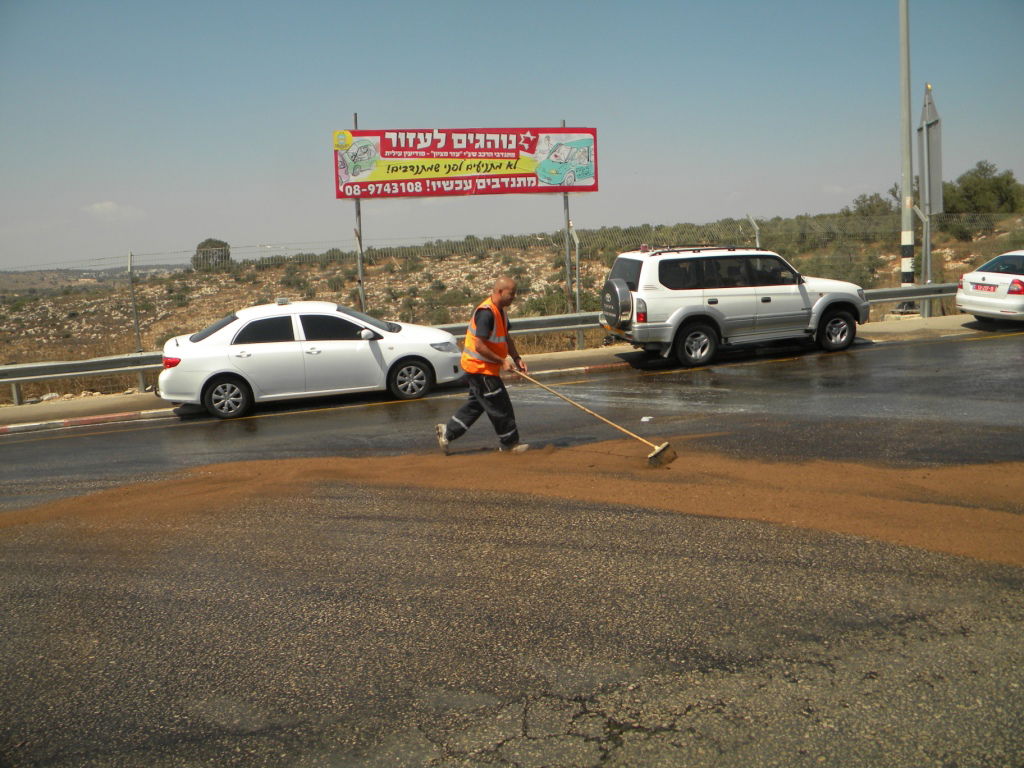 וידאו, תמונות: דליפת סולר השביתה את מודיעין-עלית