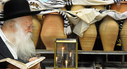 הגר"ח על רקע הלווית ספרי התורה