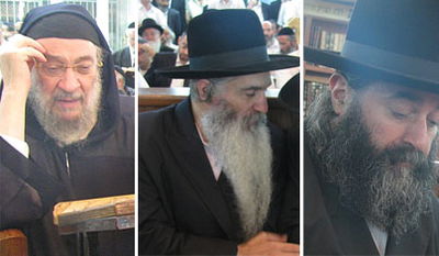 האדמו"רים במהלך השבעה