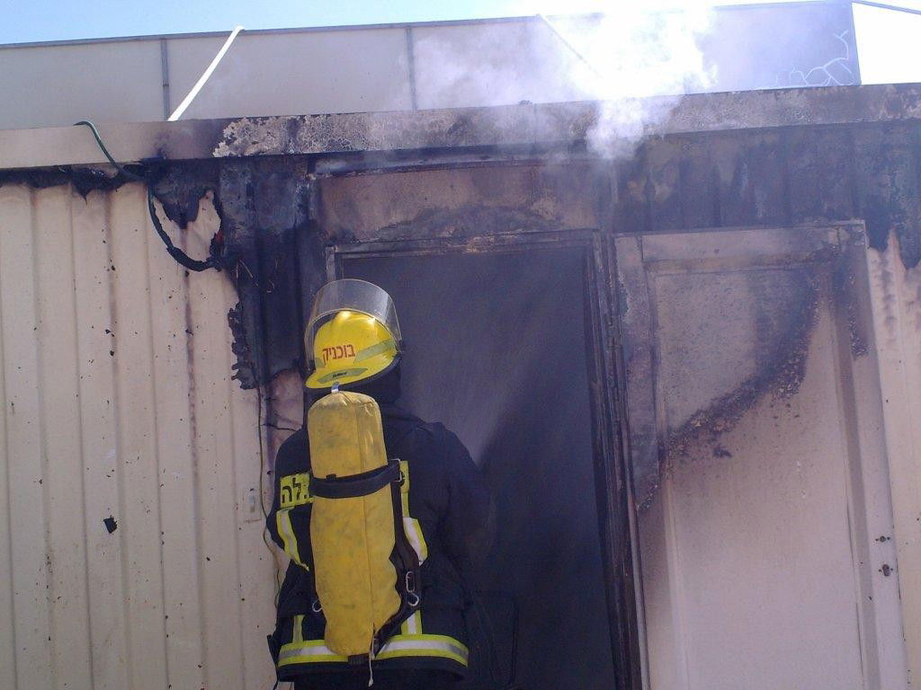 צפת: שריפה בקראוון של ארגון חסד