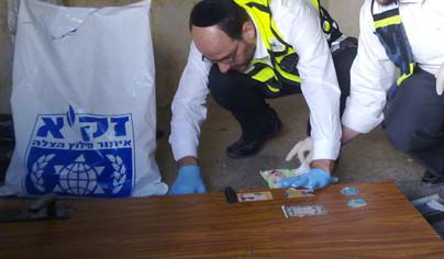 זירת האירוע (צילום: נתי שפירא, זק"א)