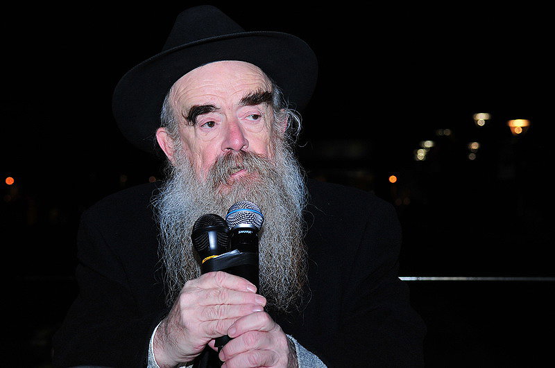 גלריה מרהיבה: חנוכיות מול עצי אשוח
