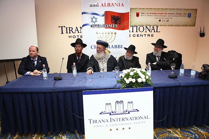 הרב עמאר הכתיר רב למדינת אלבניה