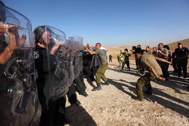 התרחיש: חרדים מחוללים מהומות; שוטרים התאמנו