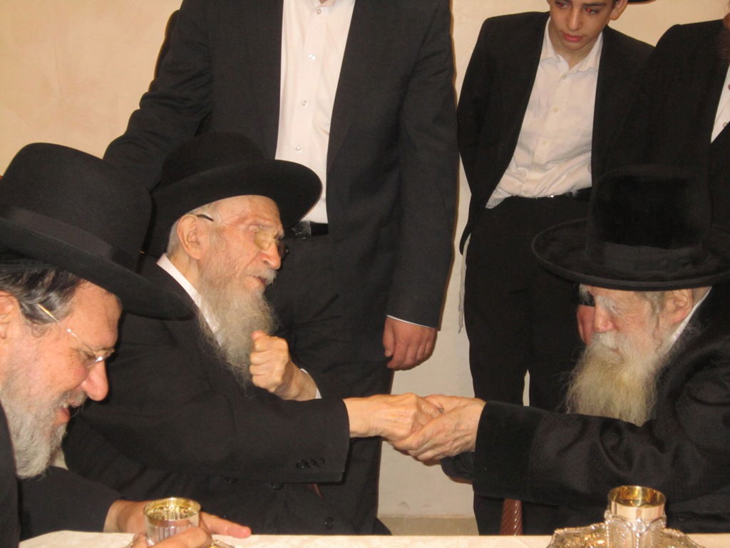 מפגש ענקים: האדמו"ר מערלוי והגרמ"י ליפקוביץ