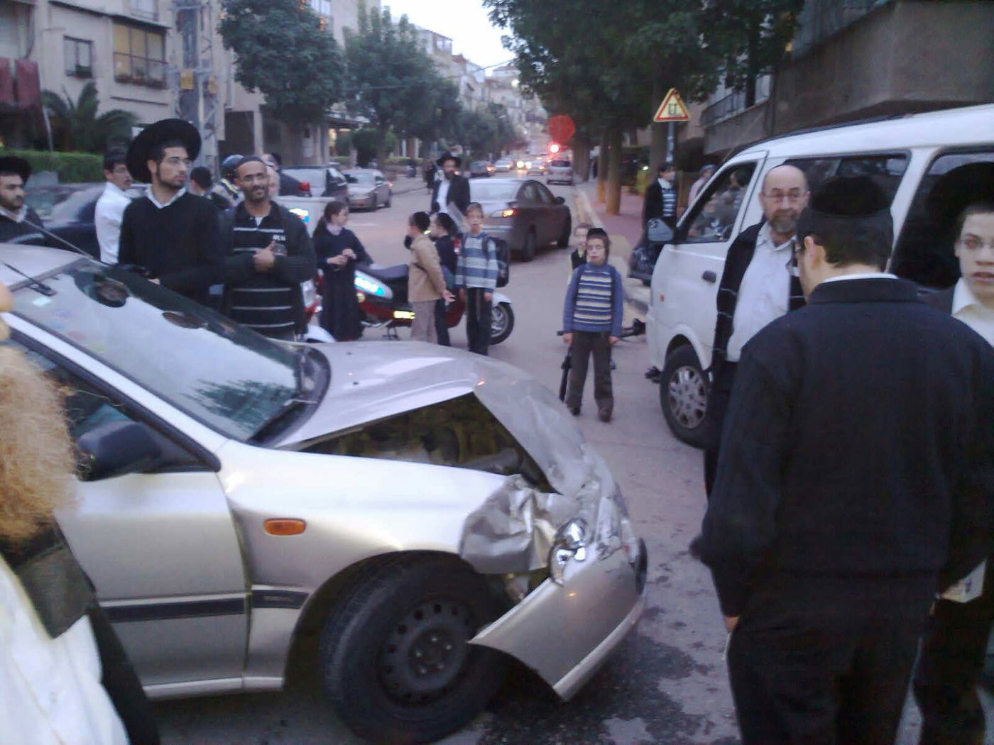 אם ובתה נפצעו בתאונה בבני-ברק