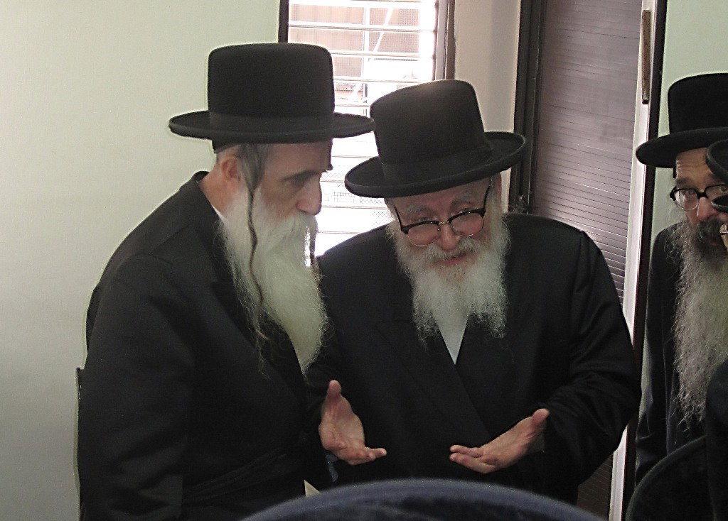 שעה לאחר שנחת בארץ: האדמו"ר מסקווירא בטיש