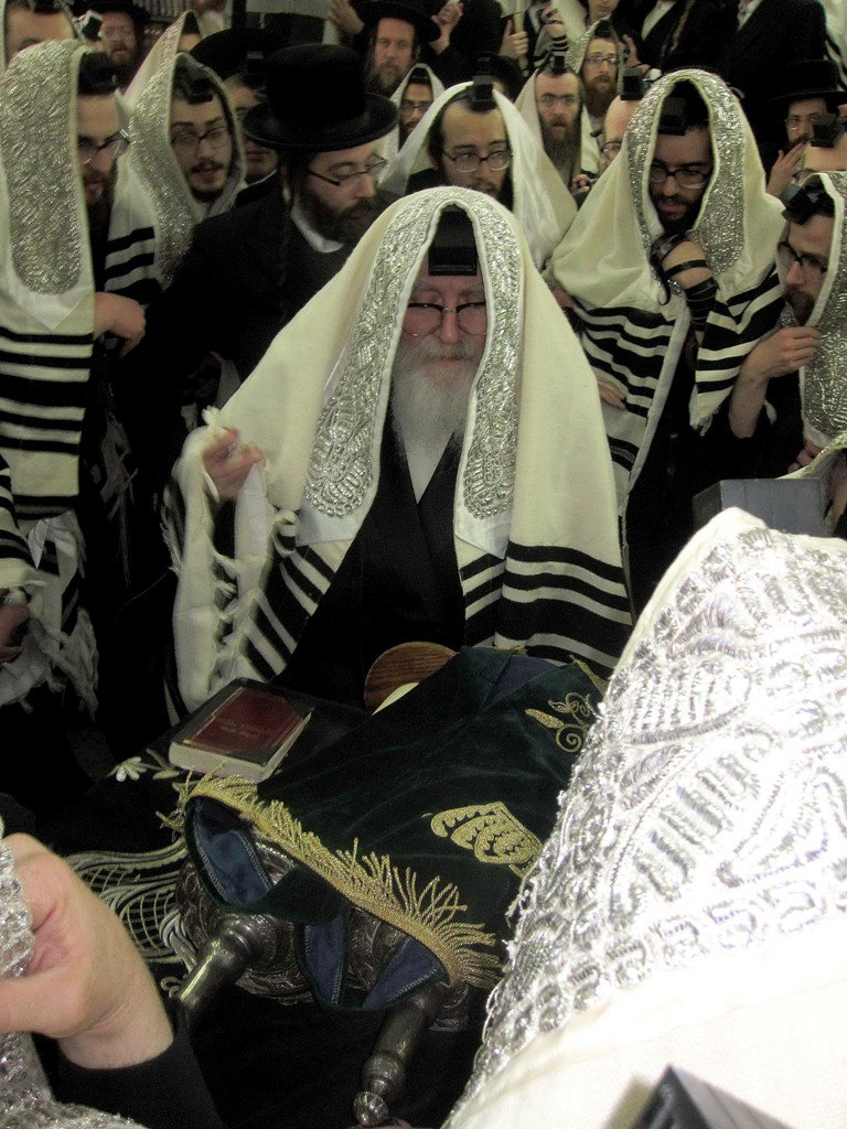 שעה לאחר שנחת בארץ: האדמו"ר מסקווירא בטיש