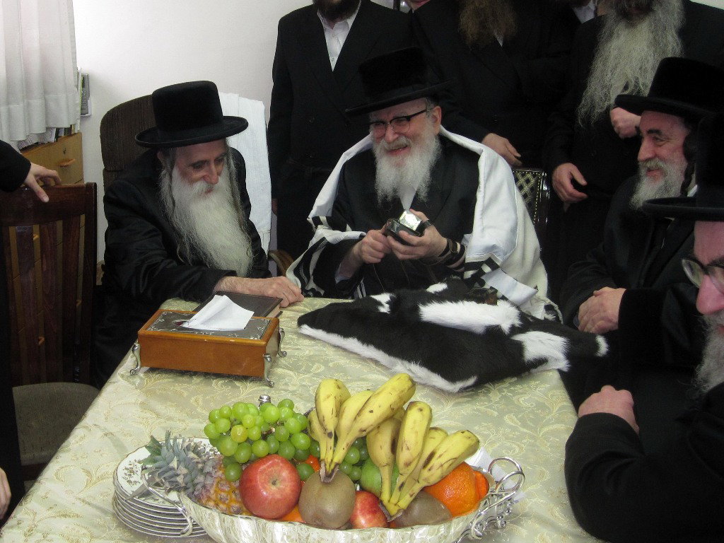 שעה לאחר שנחת בארץ: האדמו"ר מסקווירא בטיש