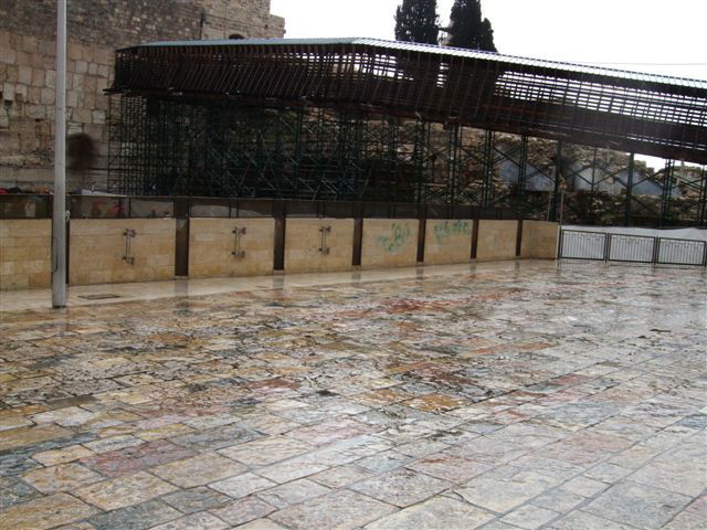 תמהוני ריסס בכותל: "פלסטין"