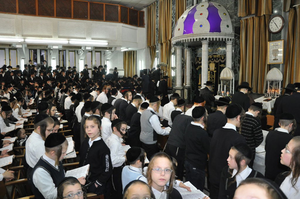 האדמו"ר מסאטמר בבני- ברק: המונים קיבלו את פניו