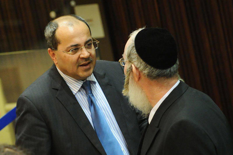 עם חבר-הכנסת אחמד טיבי