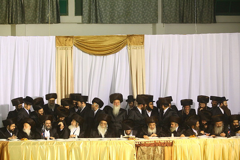 תיעוד מרהיב: שמחת בית צאנז