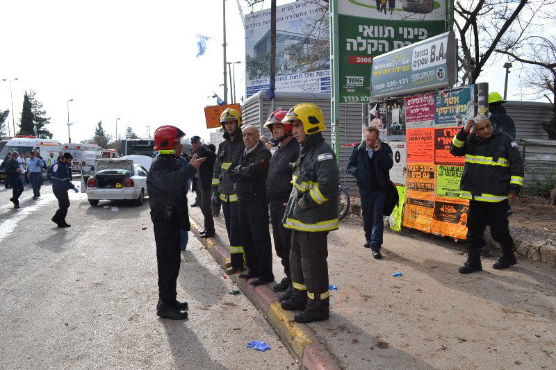דם, ותמרות עשן: תיעוד מחריד מהזירה