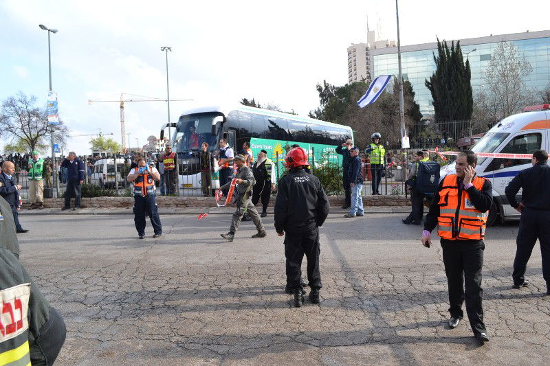 דם, ותמרות עשן: תיעוד מחריד מהזירה