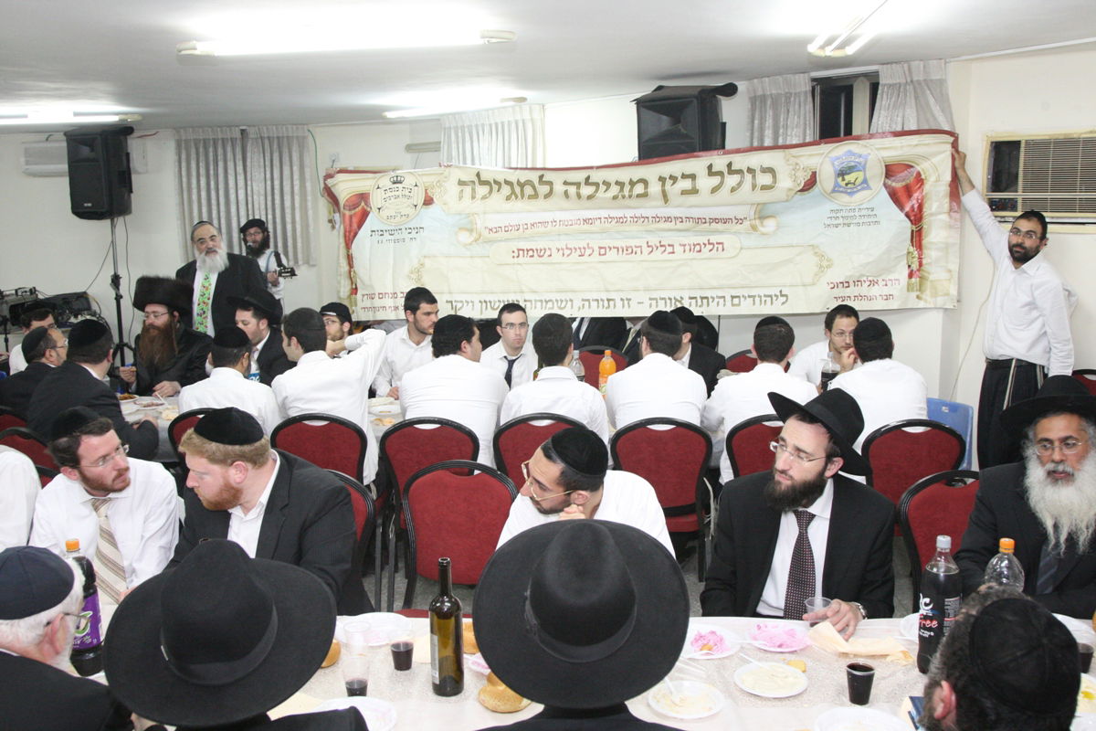 בין מגילה למגילה, סיימו את מסכת מגילה