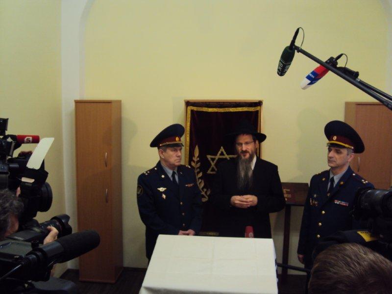 במעמד היסטורי: בית כנסת נחנך עבור אסירים יהודים בבית הכלא ברוסיה