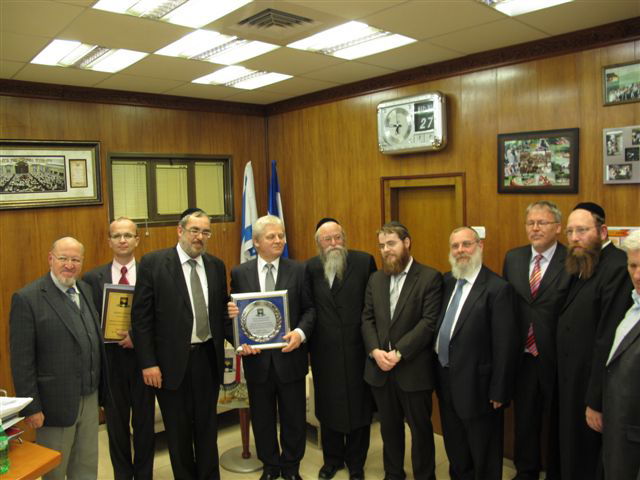 אורח בבני-ברק: ראש עיריית בודפסט